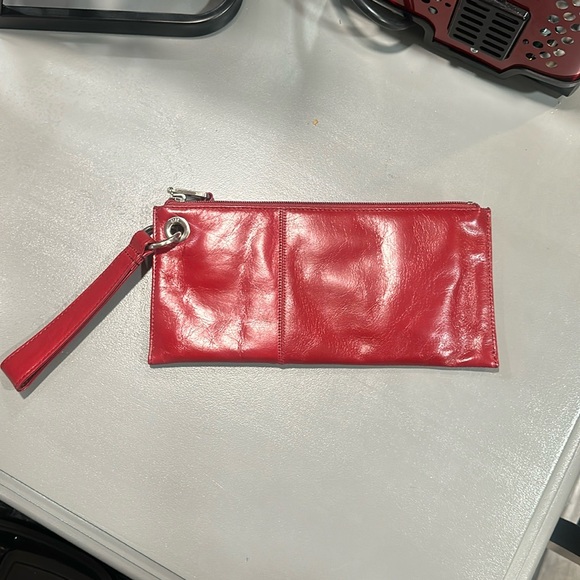 Hobo red large wristlet new without tags - Picture 1 of 4